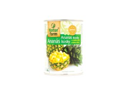 Naturfarm ananás kúsky 565g
